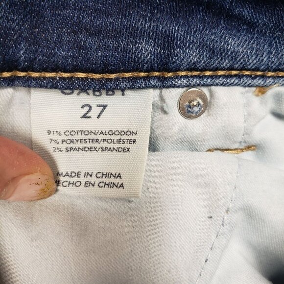 BKE Gabby Jeans Womens 27 Cropped Curvy Fit High Rise - Picture 10 of 11